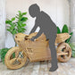 Incredible Life Size Wicker and Bamboo Racing Motorbike