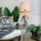 Valenti Stag Silver Table Lamp 1970's