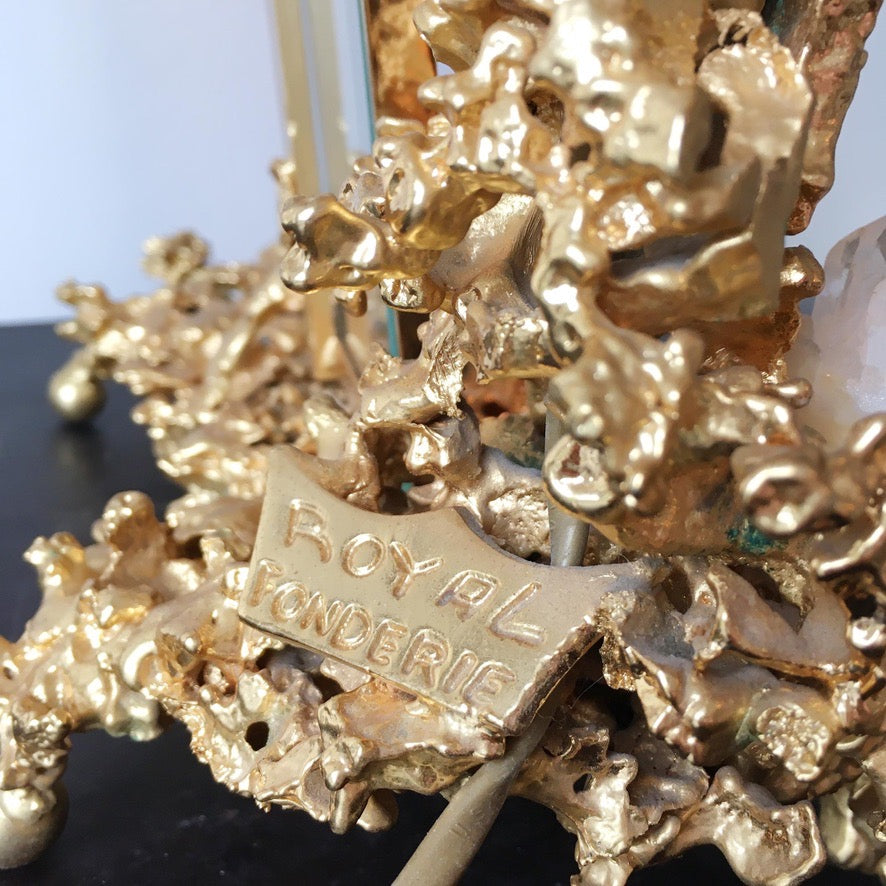 Claude Victor Boeltz 'Exploded' 24K Gold Plated Photograph Frame