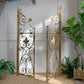 Pair of Wrought Iron Gilt Spanish Altar Gates