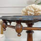 Antique Swedish Gypsy Table With Walnut Veneer