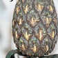 Polychrome Painted 1930's Italian Pineapple Wall Light