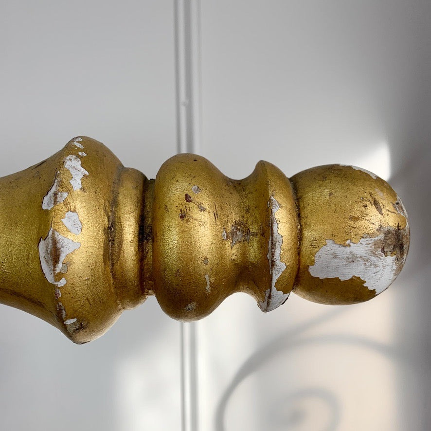 Early 19th Century Giltwood and Gesso Large Italian Cross