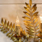 Gold Italian Laurel Leaf Wall Light 1950's