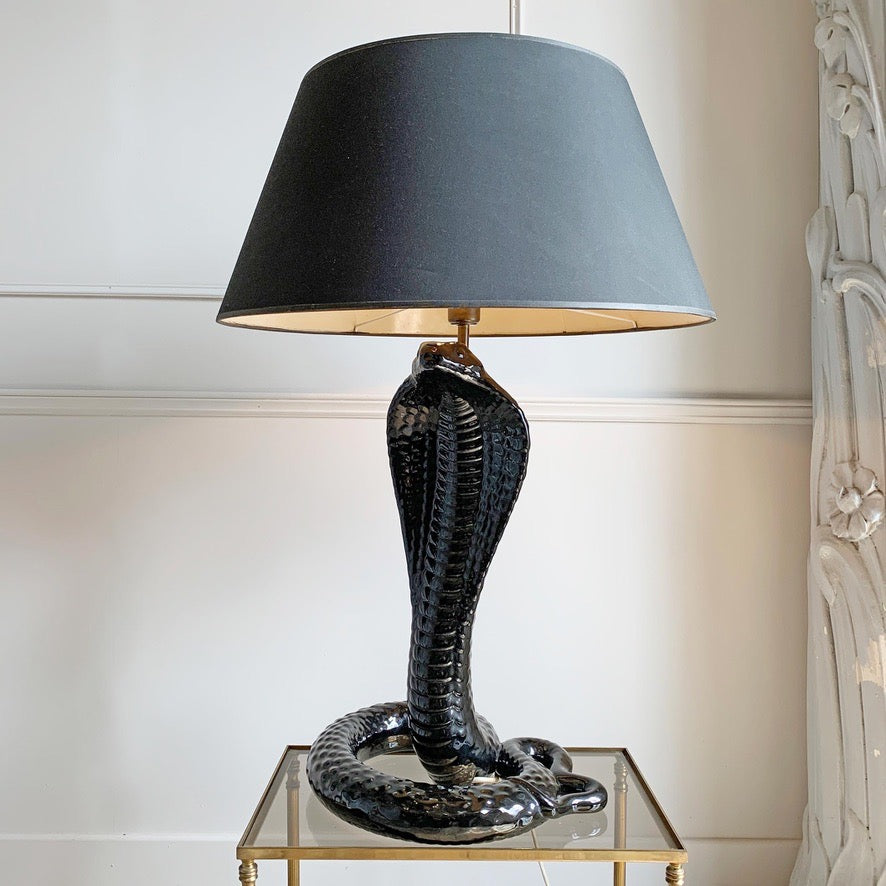 Tommaso Barbi Black Cobra Lamp