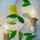 Italian Lemon and Cherries Tole Wall Lights Set of 3