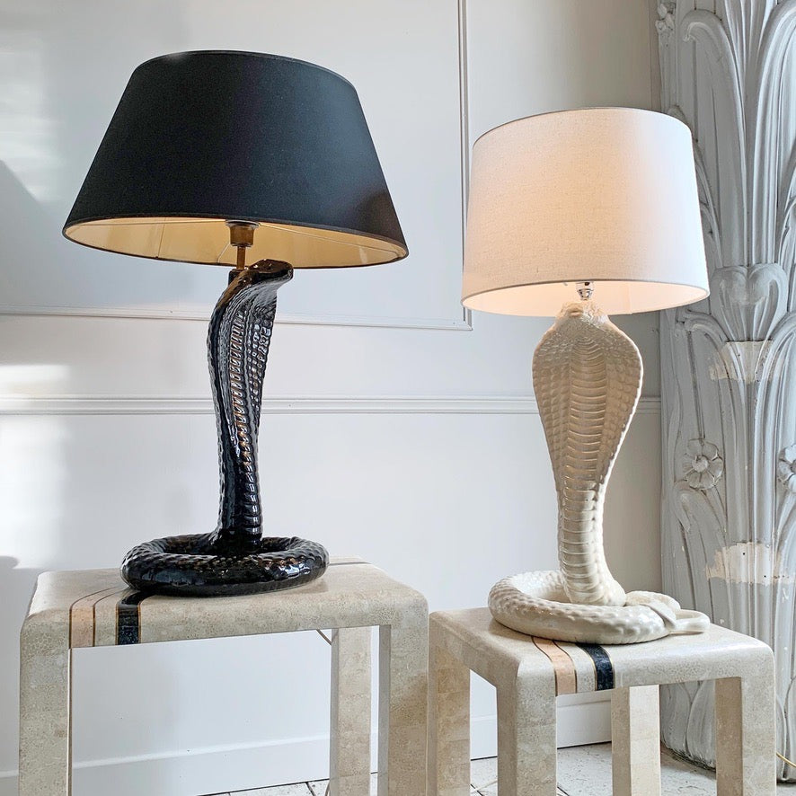 Tommaso Barbi Black Cobra Lamp