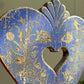 Alpine Blue Painted Folk Art Chairs