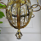 An Exceptional 19th Century Gothic Revival Wrought Iron and Brass Chandelier