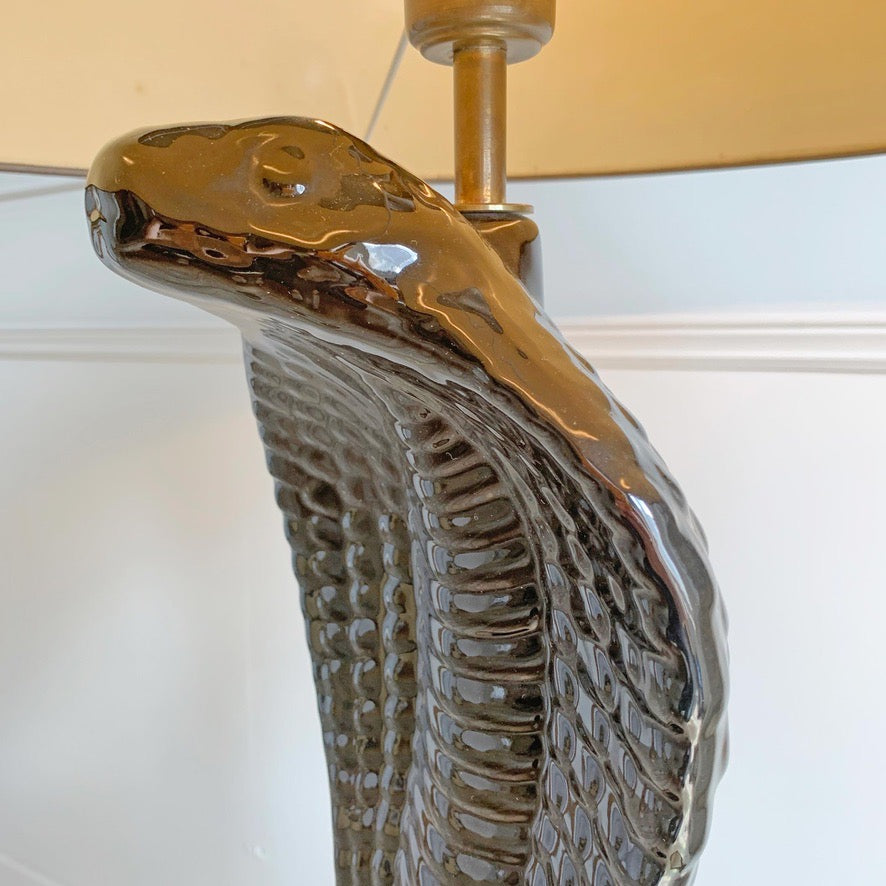 Tommaso Barbi Black Cobra Lamp