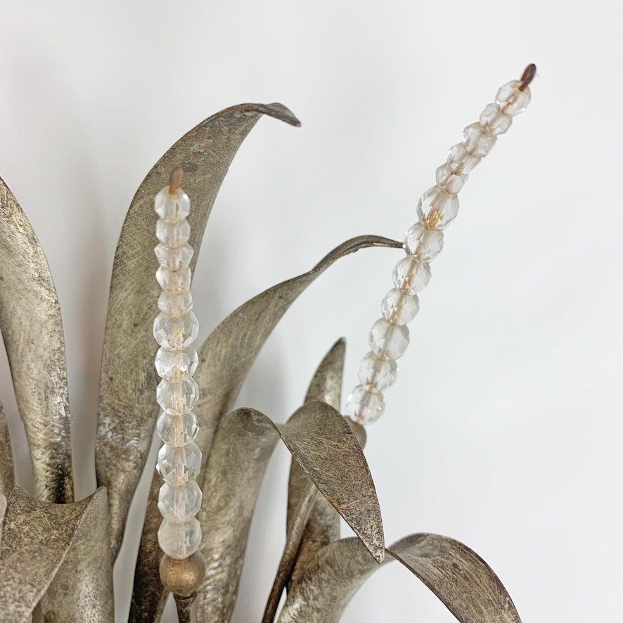 Pair of Maison Bagues Gilt Crystal Wall Lights