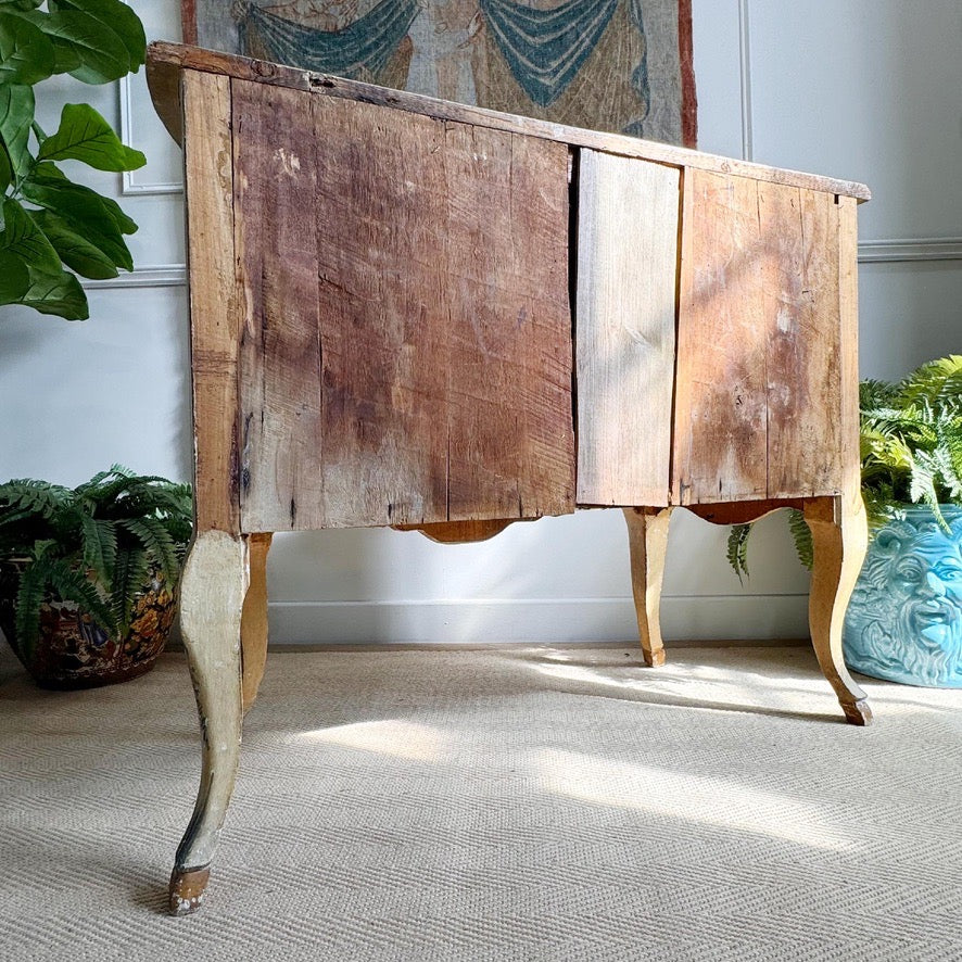 Antique Venetian Painted Chest of Drawers 18th Century