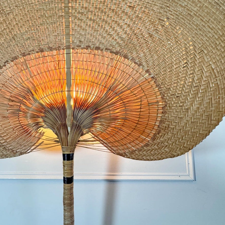 Large Ingo Maurer style Uchiwa Wall Light