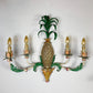 Large 1940's Pineapple Wall Light
