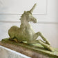 19th Century Heraldic Lion and Unicorn Statues
