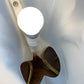 Rare Maison Rougier White Figural Shell Lamp 1970's
