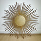 Large Chaty Vallauris Vintage Sunburst Mirror 1950