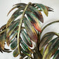 Antique Faux Bamboo Palm Leaf Wall Light France 1930's