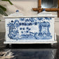 18th Century Dutch Delft Blue and White Ink Well attributed to Anthoni Pennis
