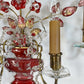 Pair of Maison Bagues Red Wall Sconces Circa 1910