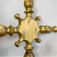 Early 19th Century Giltwood and Gesso Large Italian Cross