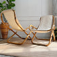 Pair of Vintage Folding Bamboo Deck Chairs 1960's Italian