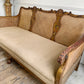 English Late Victorian Gilt Chinoiserie Bergere Suite