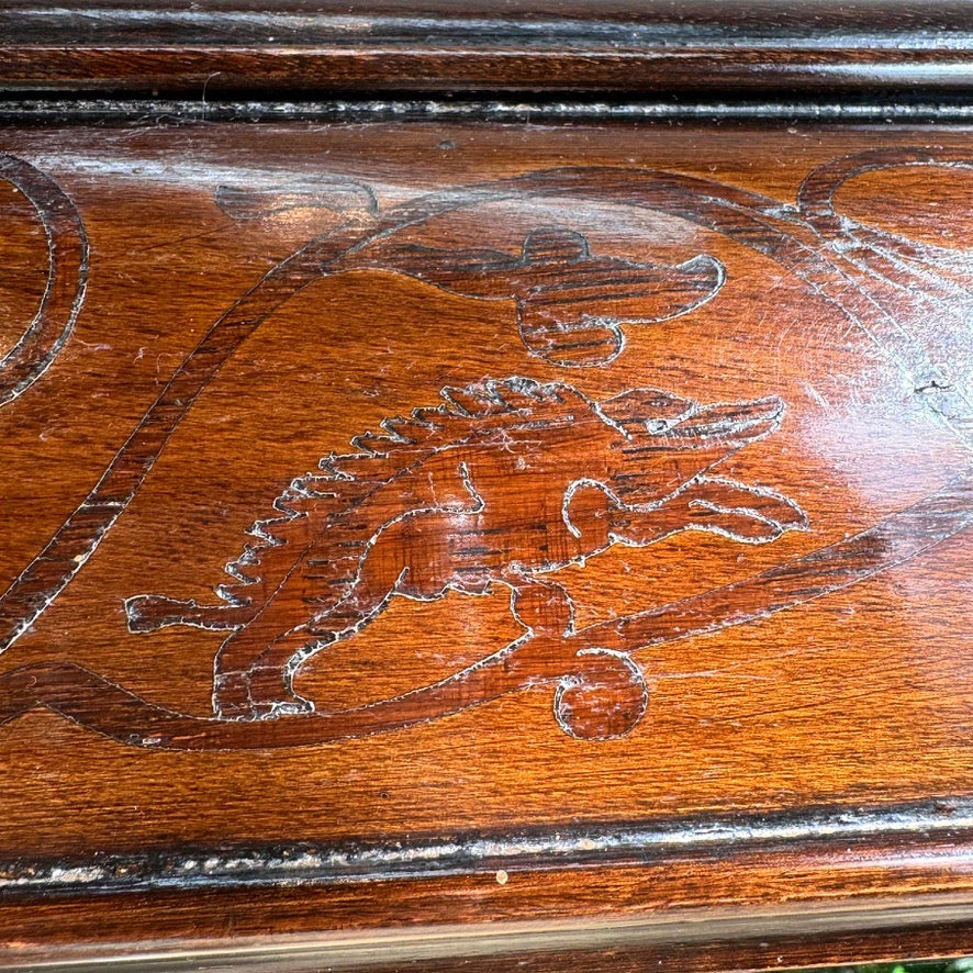 Antique Marquetry Mirror in the William and Mary style 18th Century