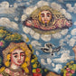 Cuzco School Oil Painting on Canvas of the Holy Family