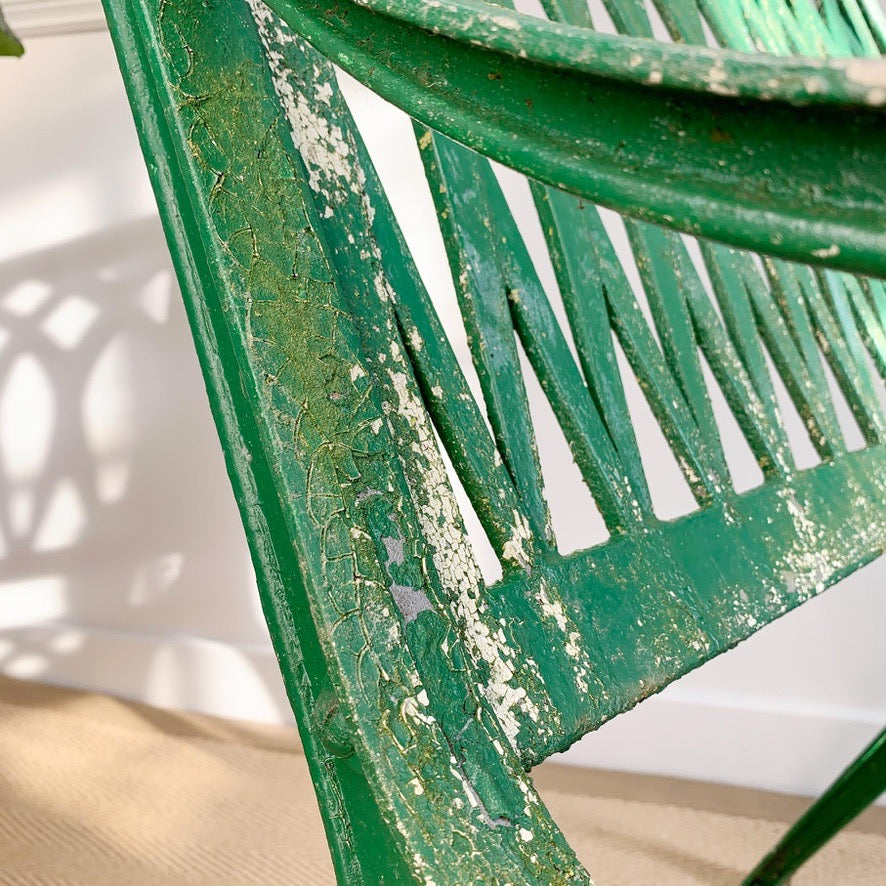 Mid Century Cast Aluminium Garden Chair