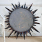 Large Brutalist Sunburst Mirror