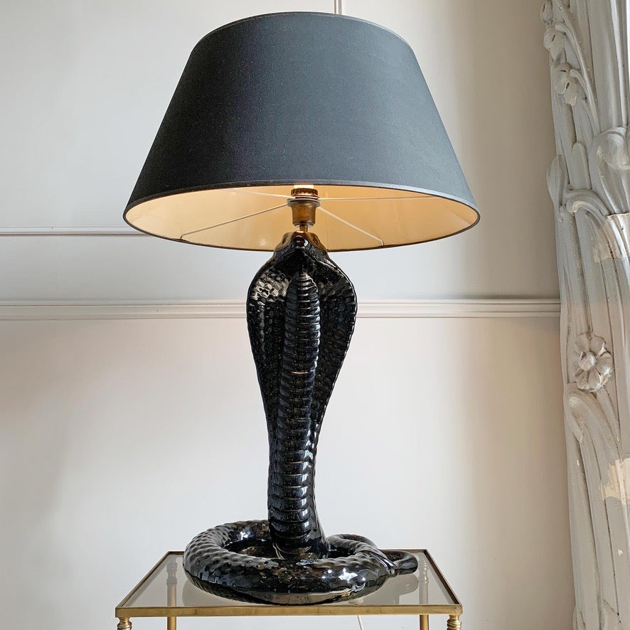 Tommaso Barbi Black Cobra Lamp