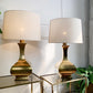 Pair of Gold Maria Pergay Brass Plated Table Lamps