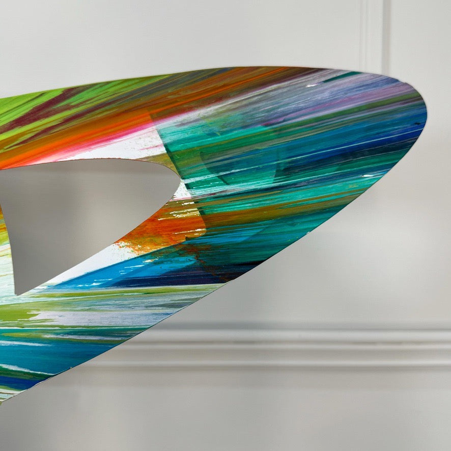 Damien Hirst Saturn Spin Painting Signed to rear and with the Hirst Blind Stamp