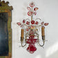 Pair of Maison Bagues Red Wall Sconces Circa 1910