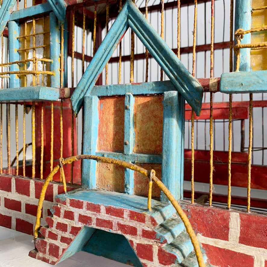 19th Century German Folk Art Bird Cage
