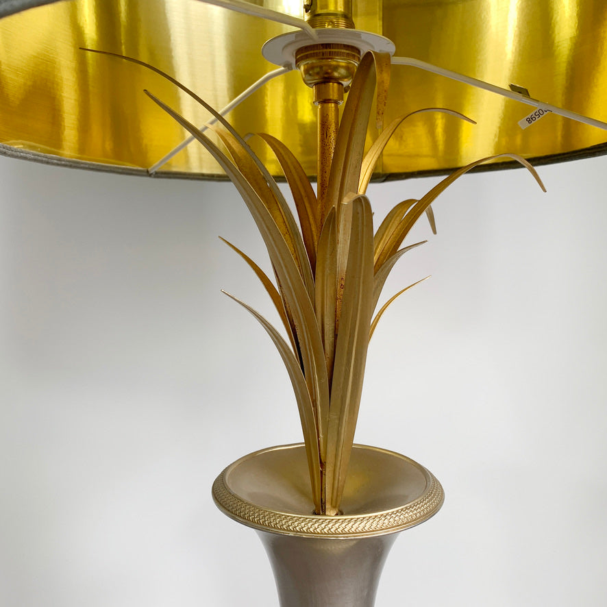 Maison Charles Vase Roseaux Silver & Gold Table Lamp