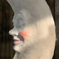 Large Folk Art Papier Mache Moon with Face