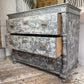 Large Grey French Chest Of Drawers 1930's