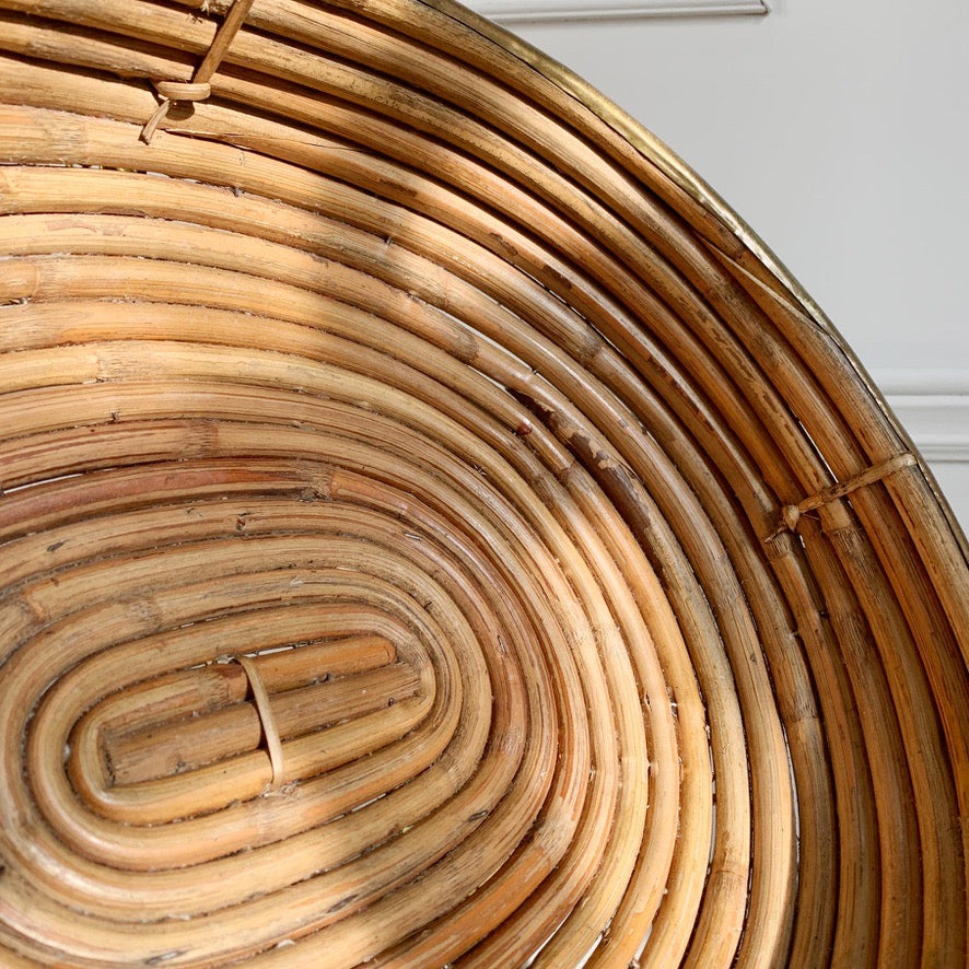 Gabriella Crespi Style Pencil Reed Banded Bowl