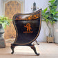 18th Century French Sleigh Form Ducal Crown Chair of Significant Importance