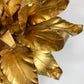 Large Gold Toleware Italian Flower Light 1960's