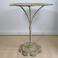 1920's French Green Iron Bistro Table