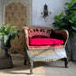 18th Century French Sleigh Form Ducal Crown Chair of Significant Importance