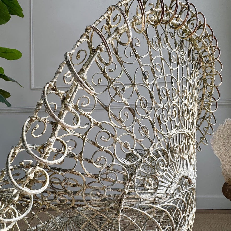Regency Decorative Wirework Garden Chair