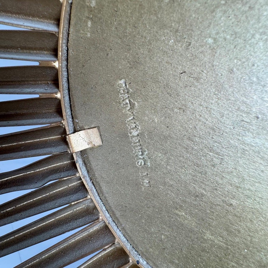 Large Chaty Vallauris Vintage Sunburst Mirror 1950