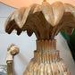 Maison Jansen Carved Wooden Pineapple Table Lamp
