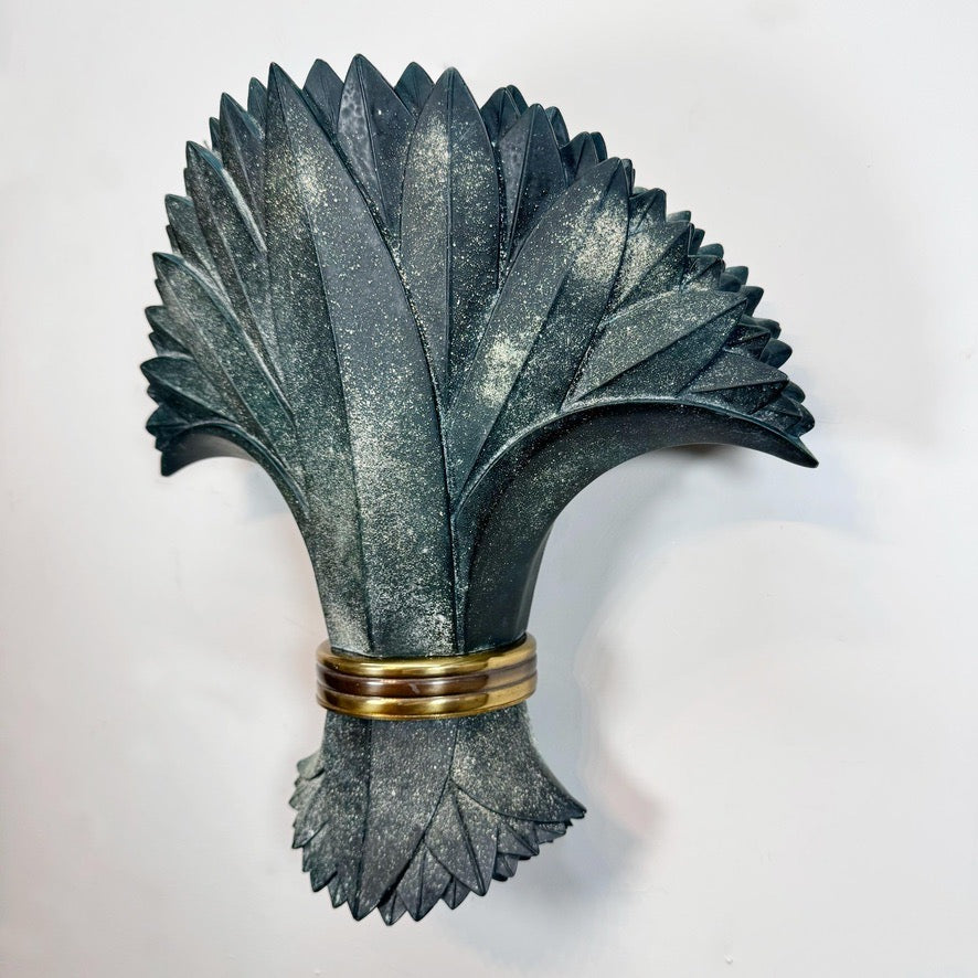 Mid-Century Mariner SA of Spain Leaf Uplighter