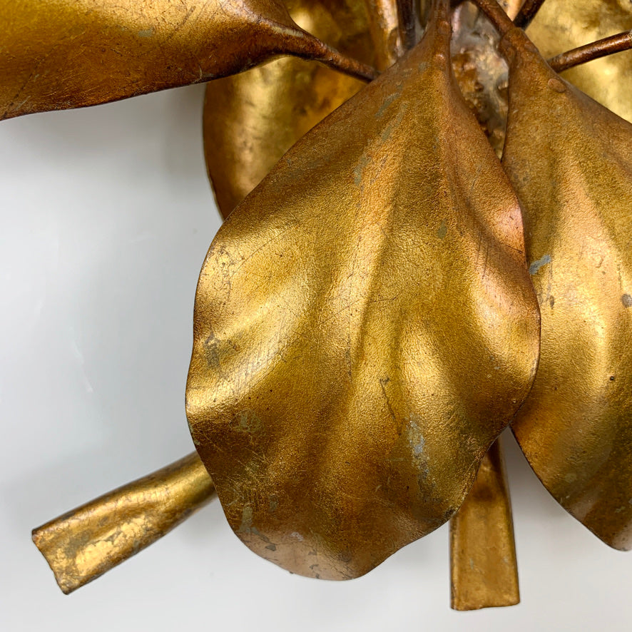 Hans Kogl Gold Leaf Wall Light