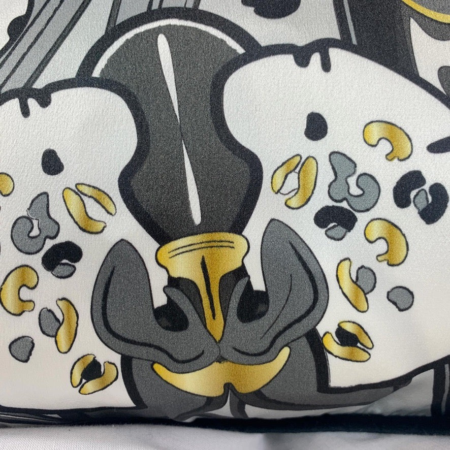The Tropics Collection 'Hornbill' Luxury Silk Cushion